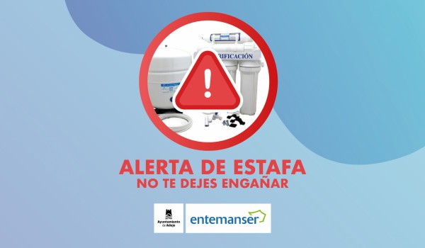 Ayuntamiento y Aqualia alertan de una estafa para vender purificadores de agua