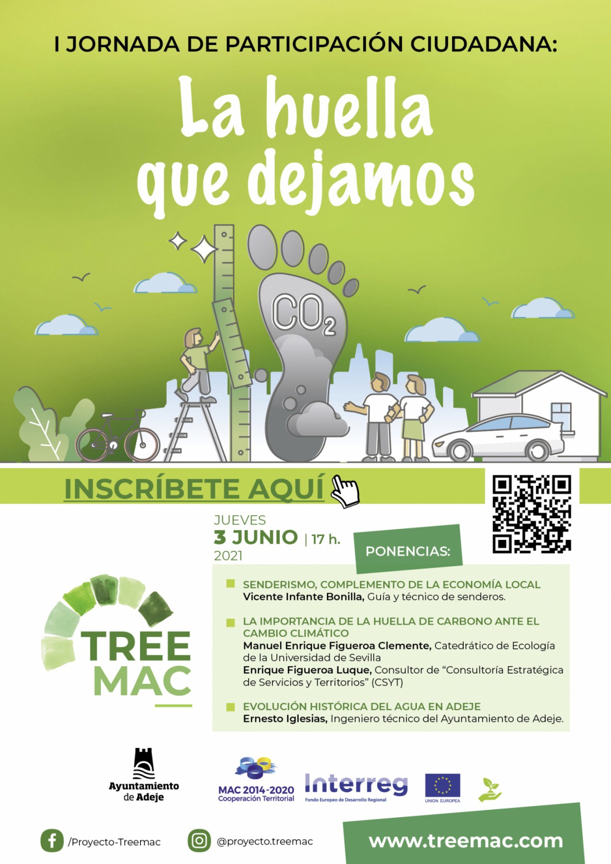 Adeje propone una jornada medioambiental bajo el título "La huella que dejamos"