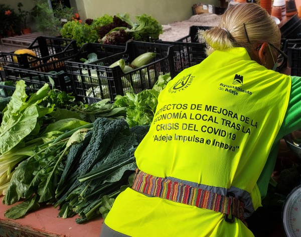 El Bosque productivo de Adeje destina parte de su producción al Banco de Alimentos municipal