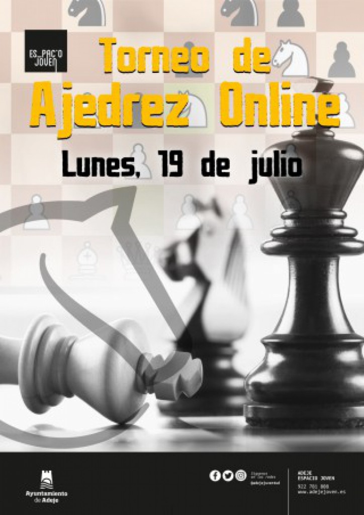 Adeje pone en marcha el primer Torneo de Ajedrez Online.