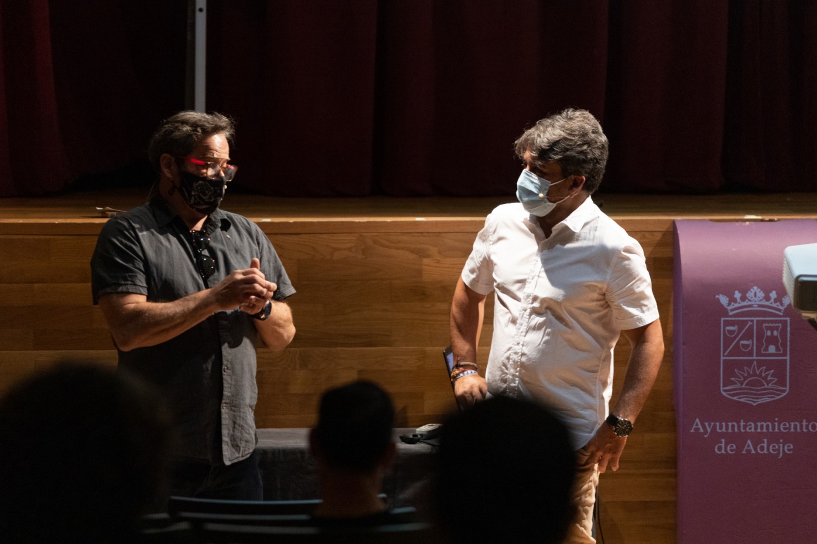 Jorge Sanz: "los canarios y las canarias son personas muy agradables y dulces, aquí da gusto venir".