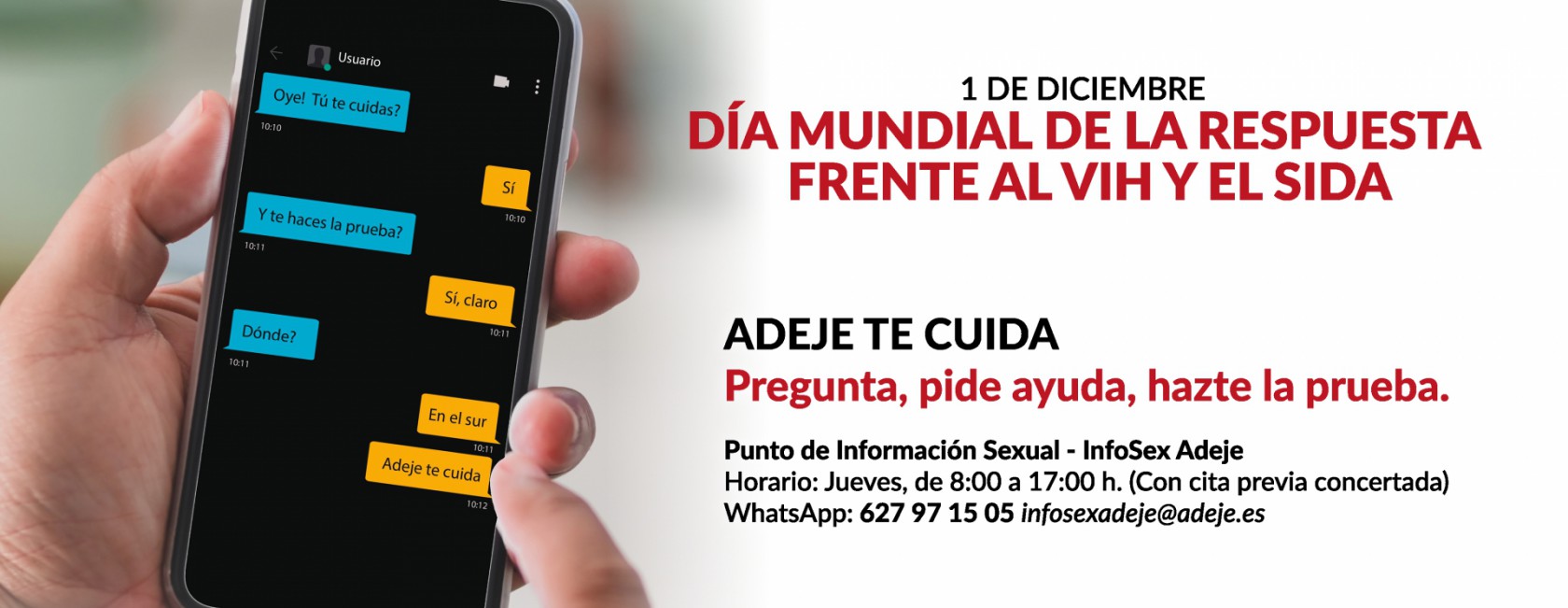 El Ayuntamiento pone en marcha la campaña "Adeje te cuida" 