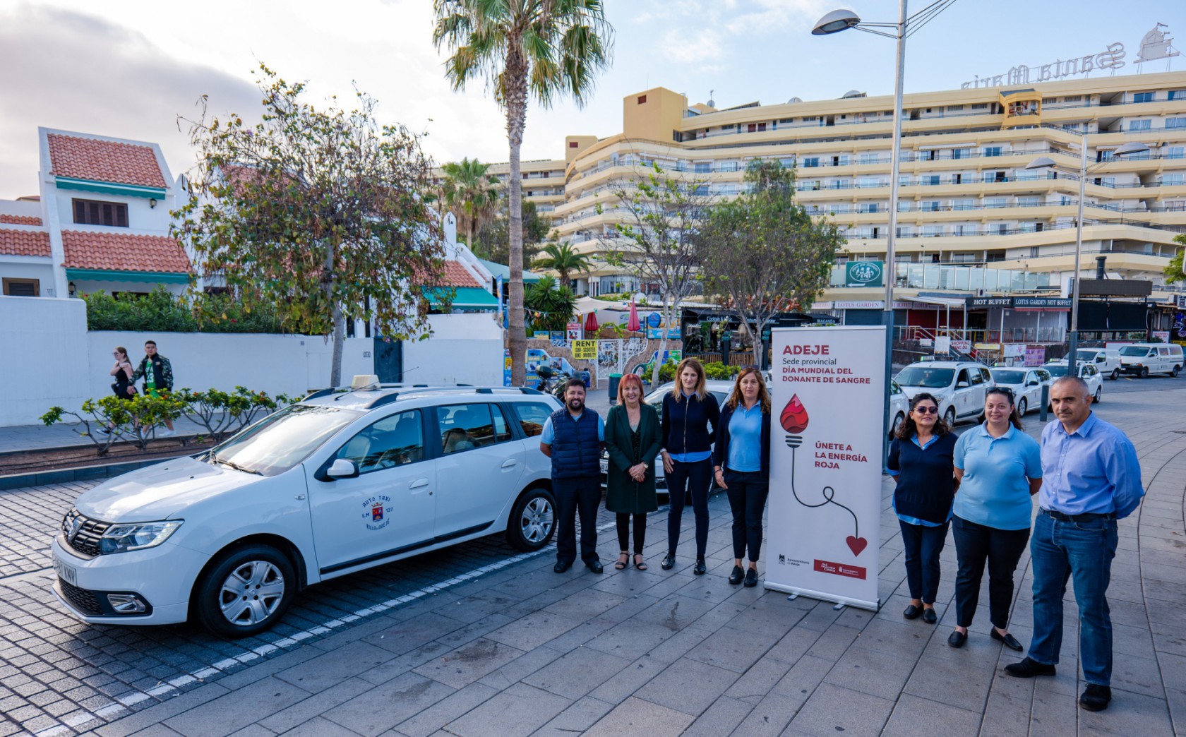 El sector del taxi se suma a la campaña de donación de sangre "Energía Roja"