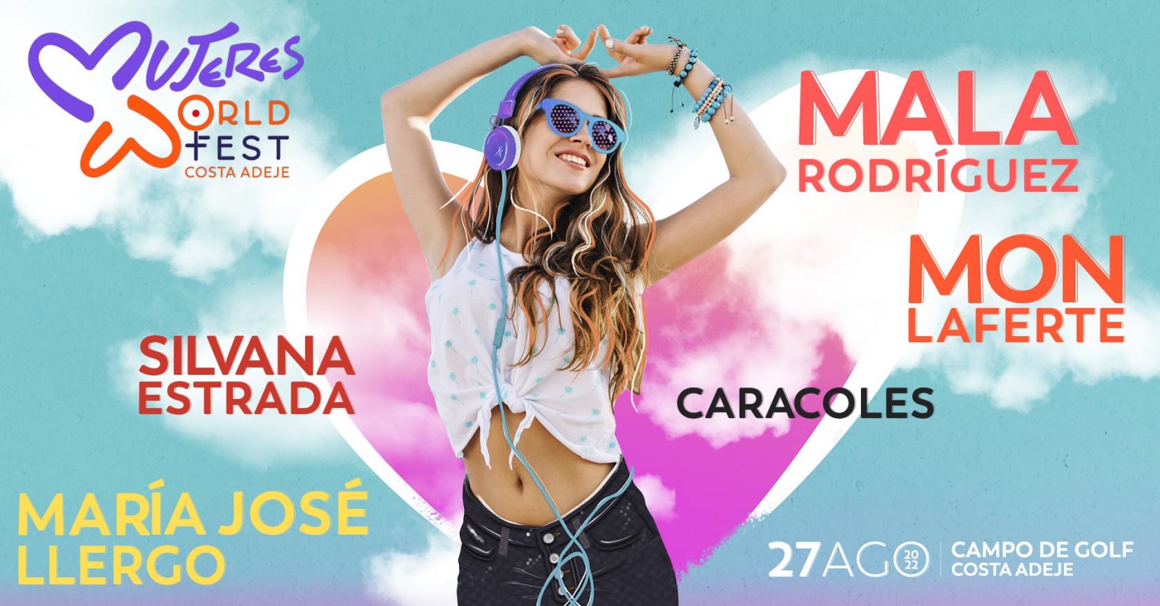 Mala Rodríguez, Mon Laferte, María José Llergo, Silvana Estrada y Caracoles, cartel de lujo de la primera edición de Mujeres World Fest