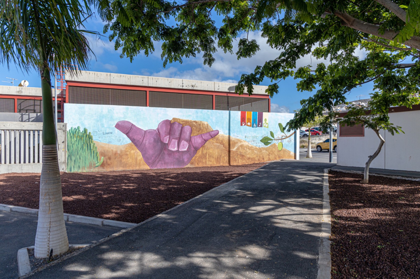 Armeñime acoge el mural de la inclusión