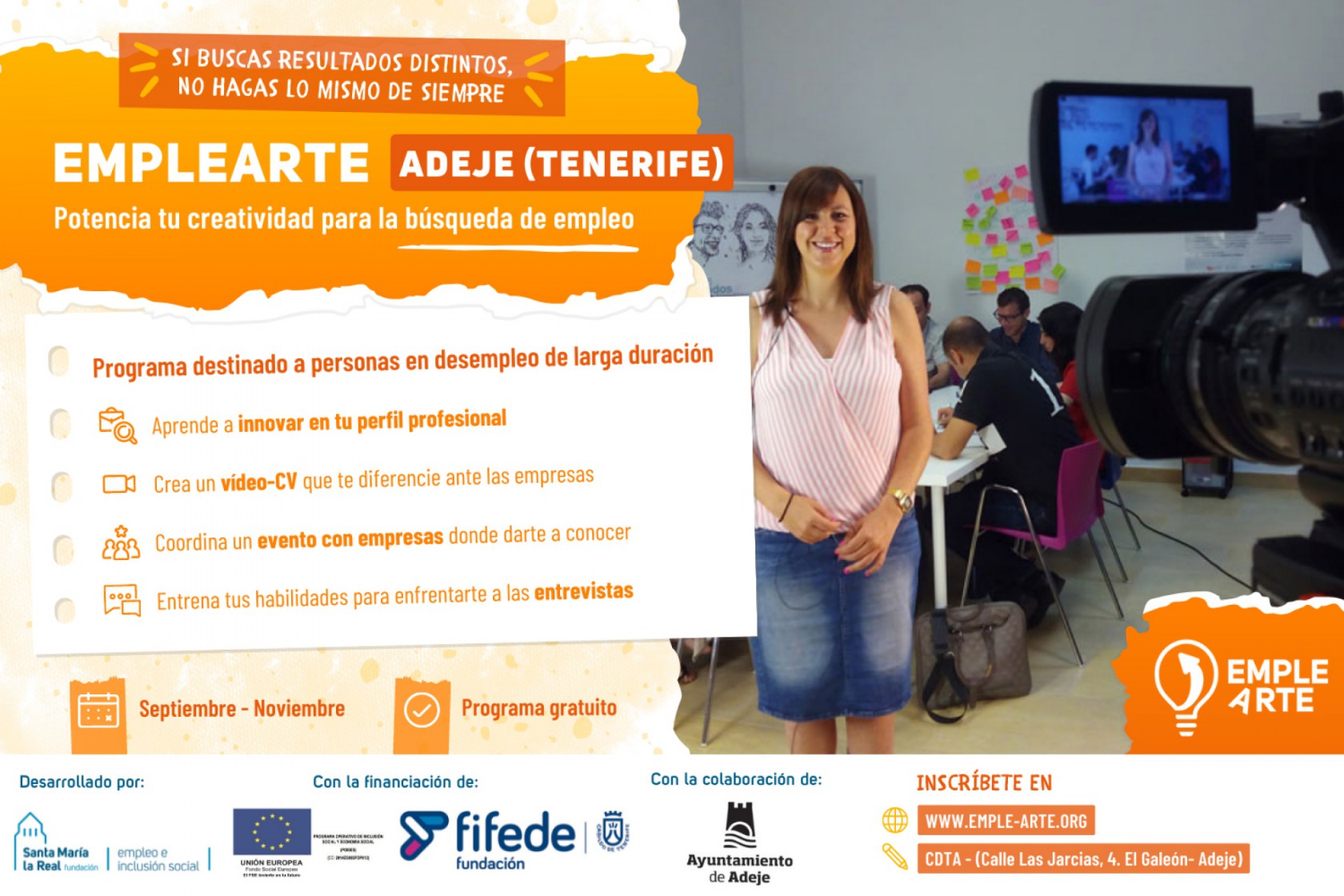 Últimos días para que personas en desempleo de larga duración se apunten a las ofertas de formación gratuita para encontrar trabajo