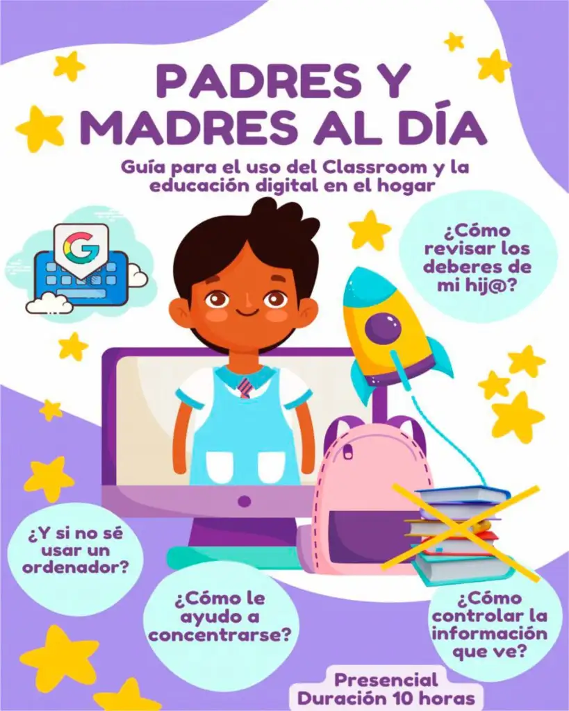 Educación propone un curso para el uso del Classroom y el acceso a las plataformas educativas en el hogar