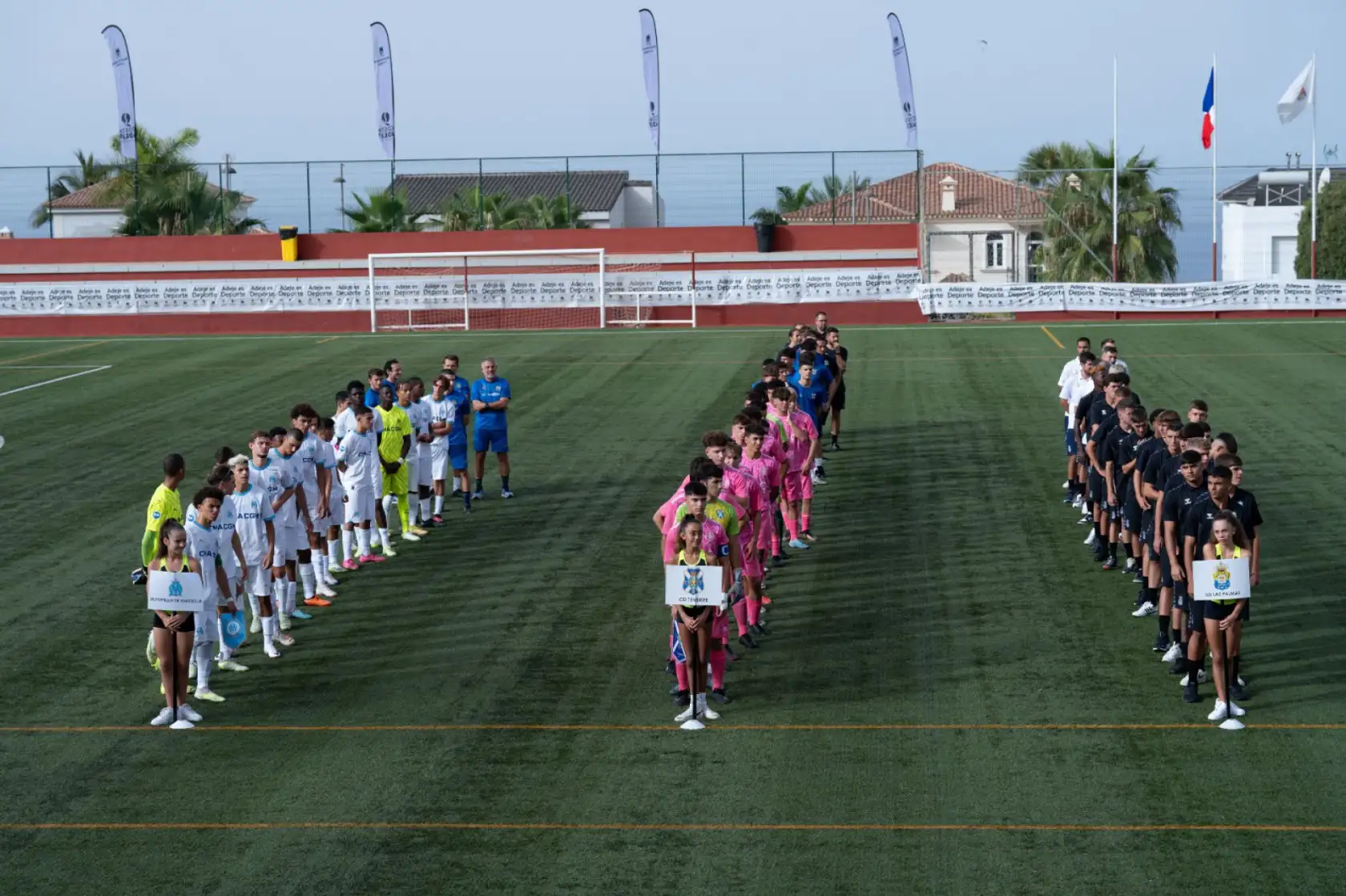 Olympique de Marsella y Real Madrid disputarán la final del Torneo Juvenil Villa de Adeje