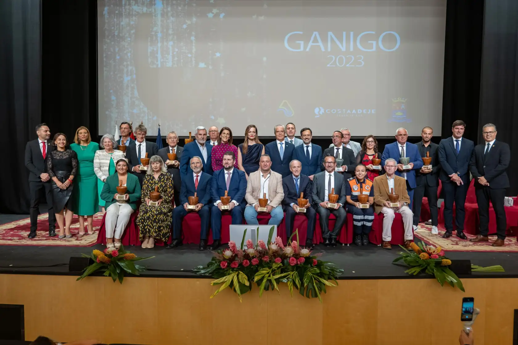 Entregados en Adeje los premios Gánigo