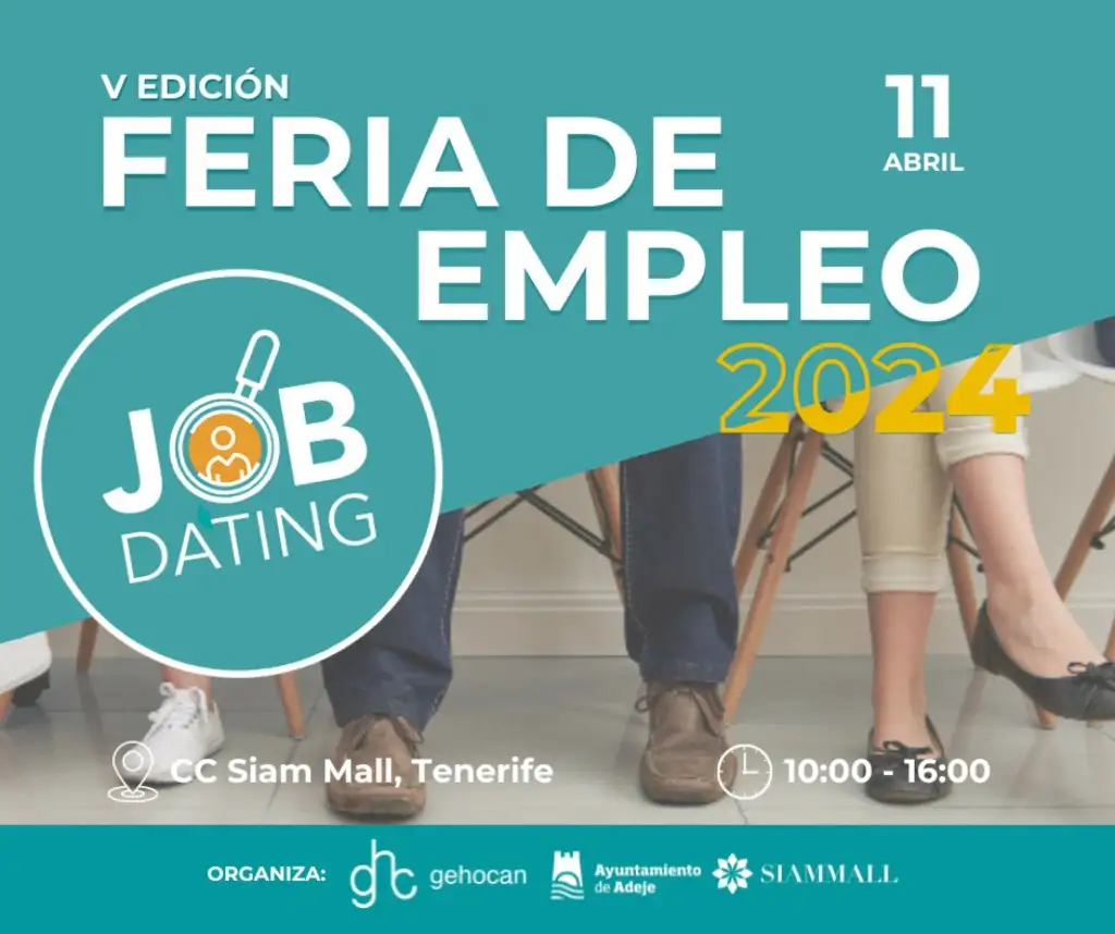 Adeje colabora en la V edición de la Feria de Empleo Job Dating de GEHOCAN