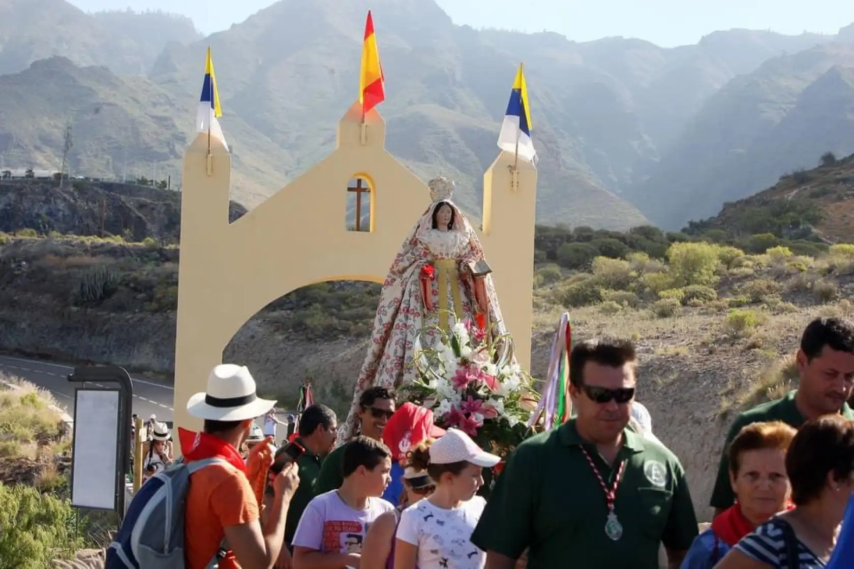 Adeje vuelve a acompañar este domingo a la Virgen de la Encarnación durante la tradicional rogativa