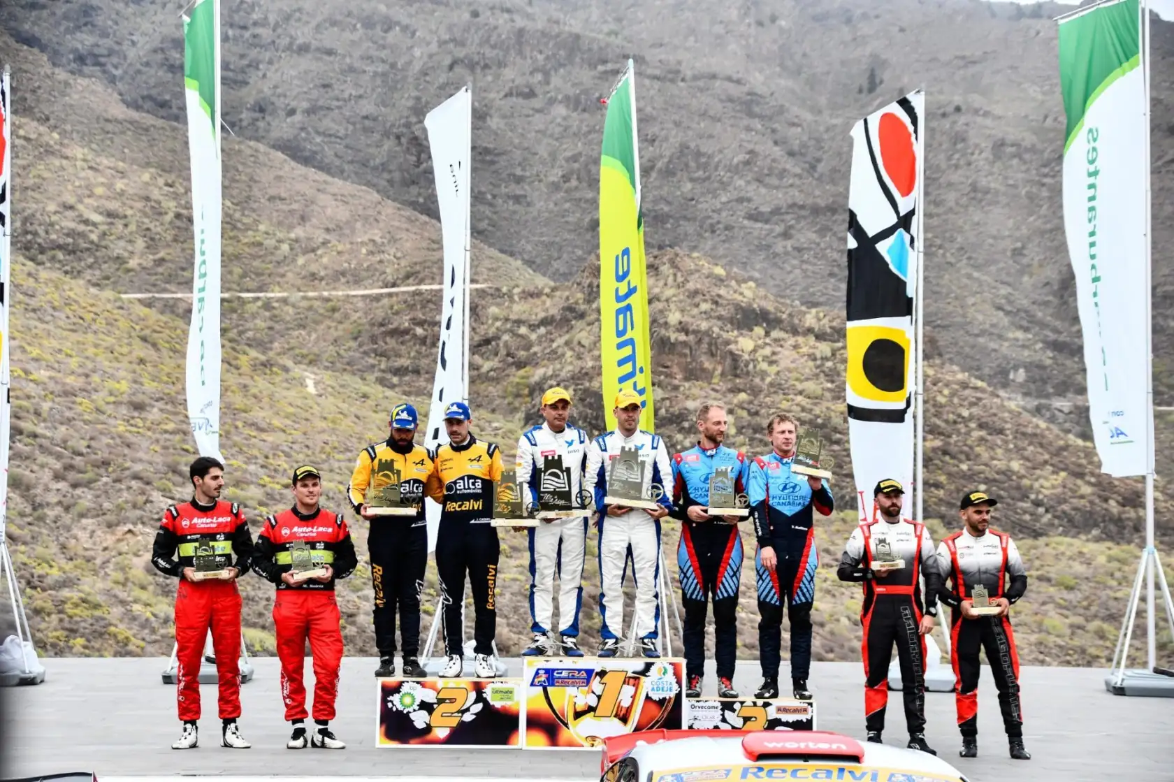 Enrique Cruz y Yeray Mujica repiten victoria en el 33º Rallye Internacional bp Villa de Adeje Tenerife Trofeo CICAR