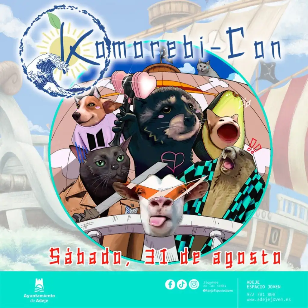 Komorebi-Con 2024. La gran fiesta del Anime, Manga, K-pop y el Mundo Gamer.
