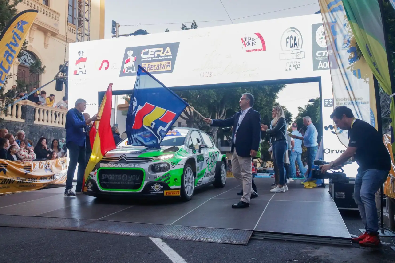 Arrancó el 34º Rallye Internacional bp Villa de Adeje Tenerife Trofeo CICAR
