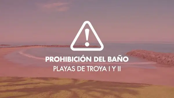 COMUNICADO - CIERRE DE LAS PLAYAS DE TROYA I Y II