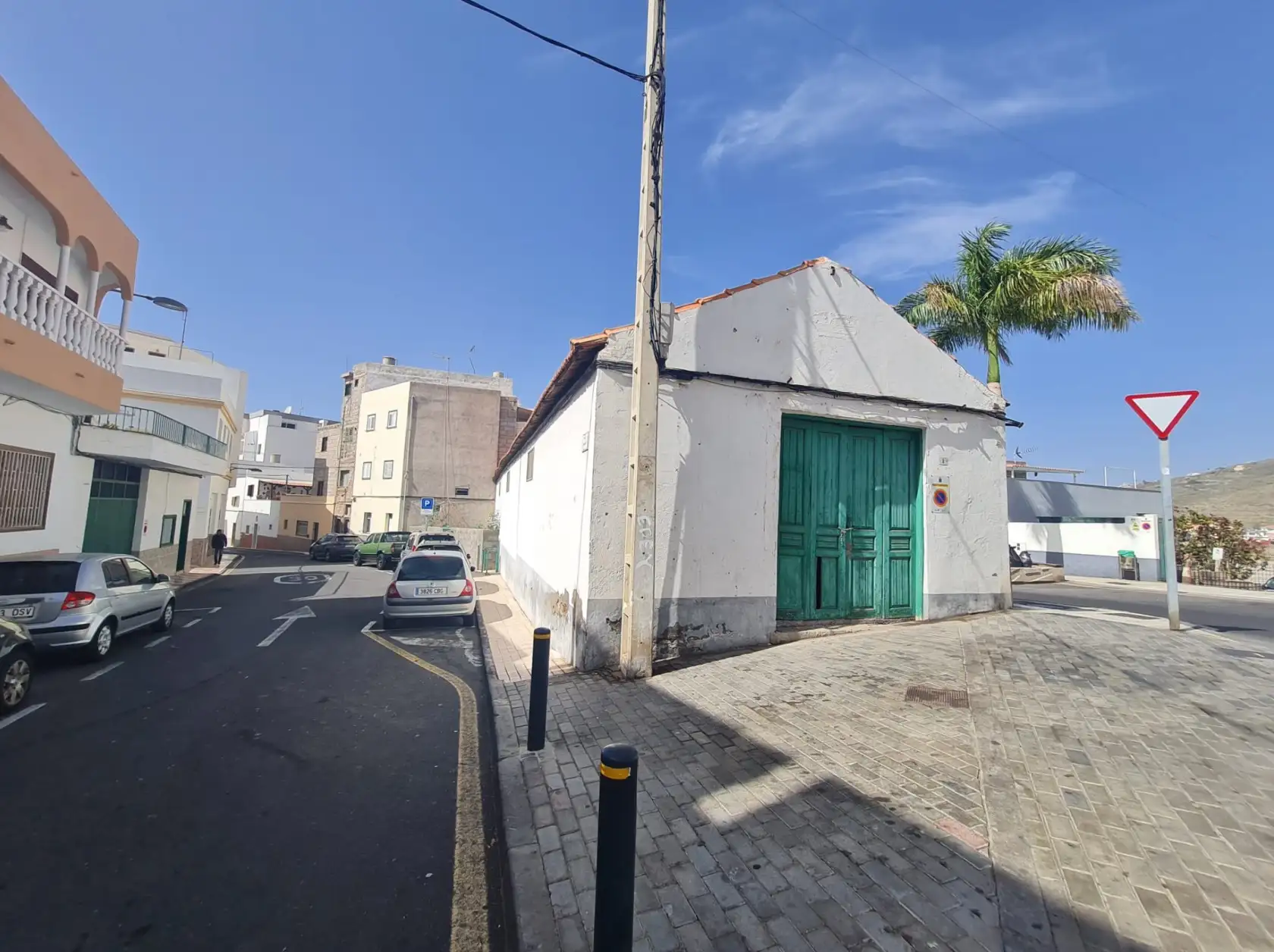 Antiguo sal&oacute;n de empaquetado en Adeje