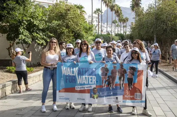 Costa Adeje se suma a la caminata solidaria Walkathon for Water en apoyo a proyectos internacionales de acceso al agua