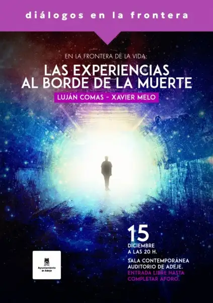 Luján Comas y Javier Melo disertarán este lunes en Adeje sobre las experiencias cercanas a la muerte