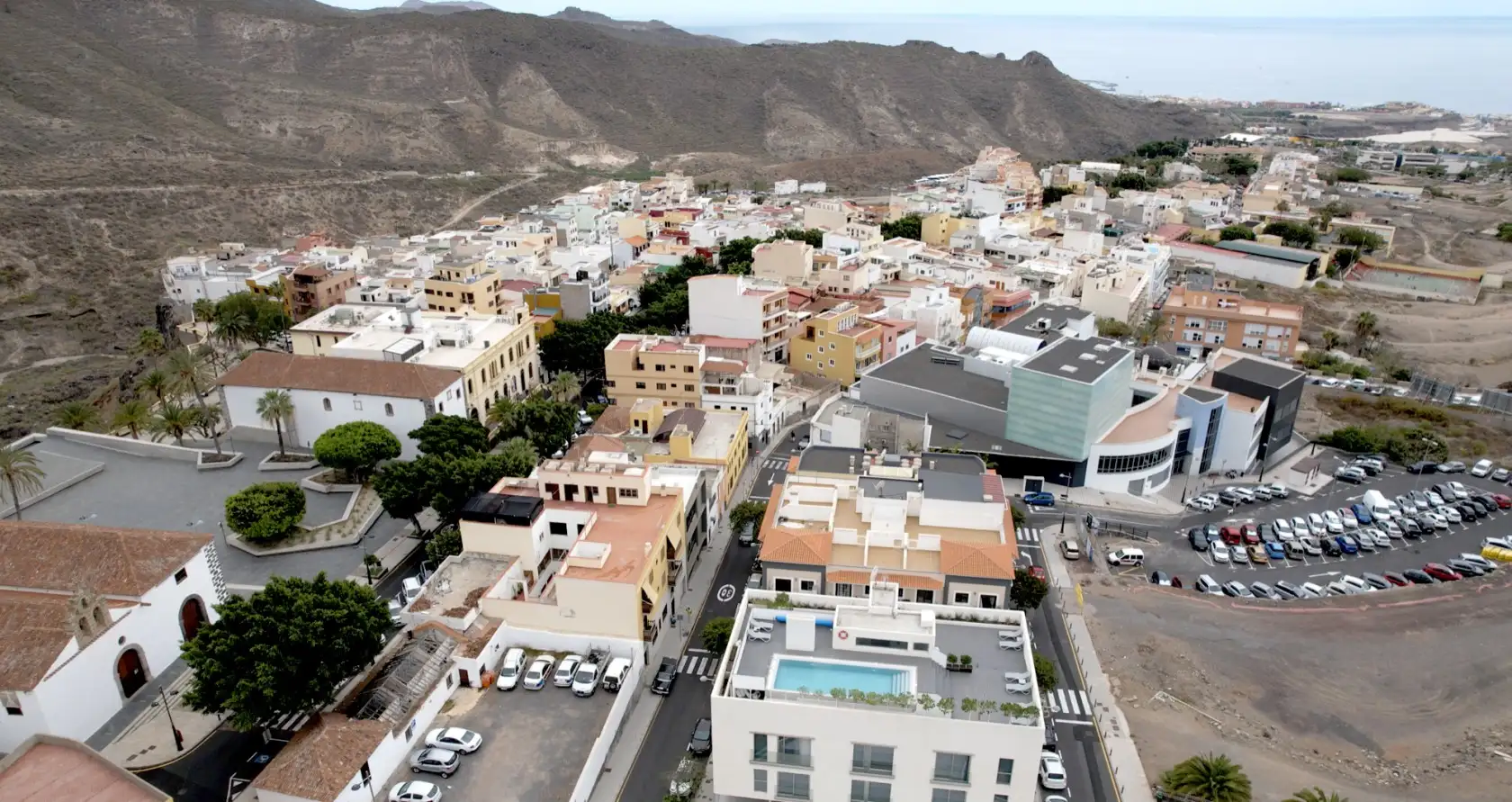 Vista aérea de Adeje