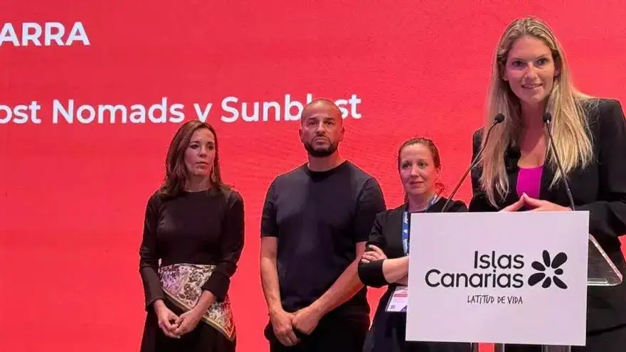 Patricia Paulsen en la presentaci&oacute;n de los festivales de m&uacute;sica en Adeje