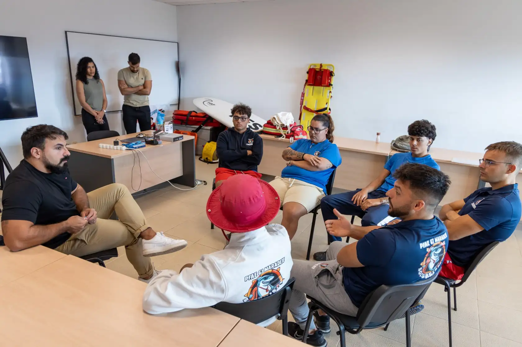 Eduardo Blasco analiza el futuro del socorrismo en Adeje