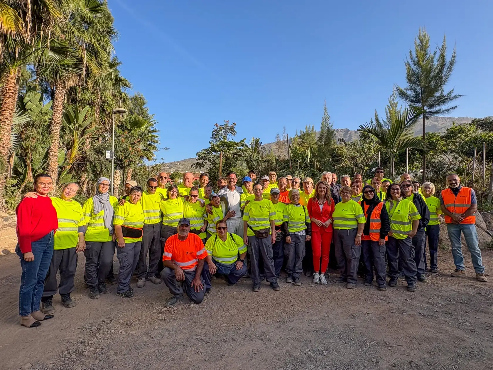 El Ayuntamiento de Adeje ha insertado laboralmente a 51 personas a través de varios proyectos del municipio como el Bosque de Las Nieves.
