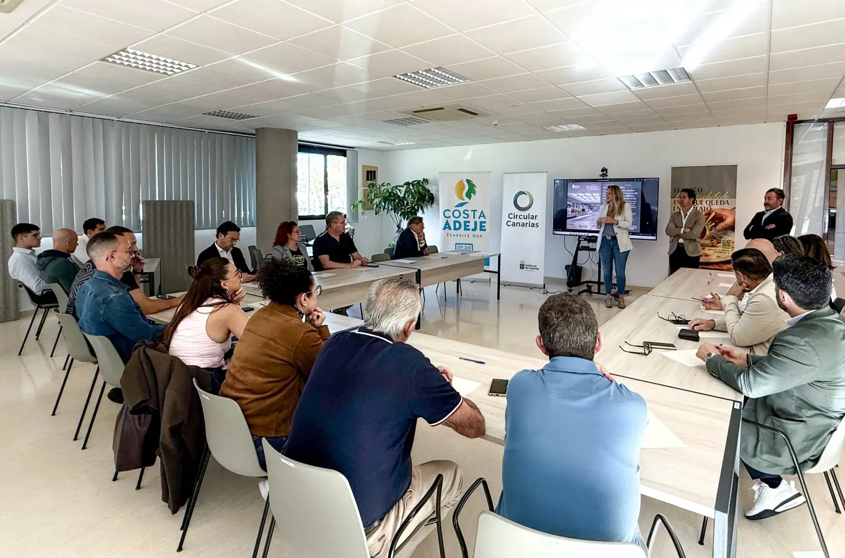 Patricia Paulsen en la formación de bendita comida en Adeje