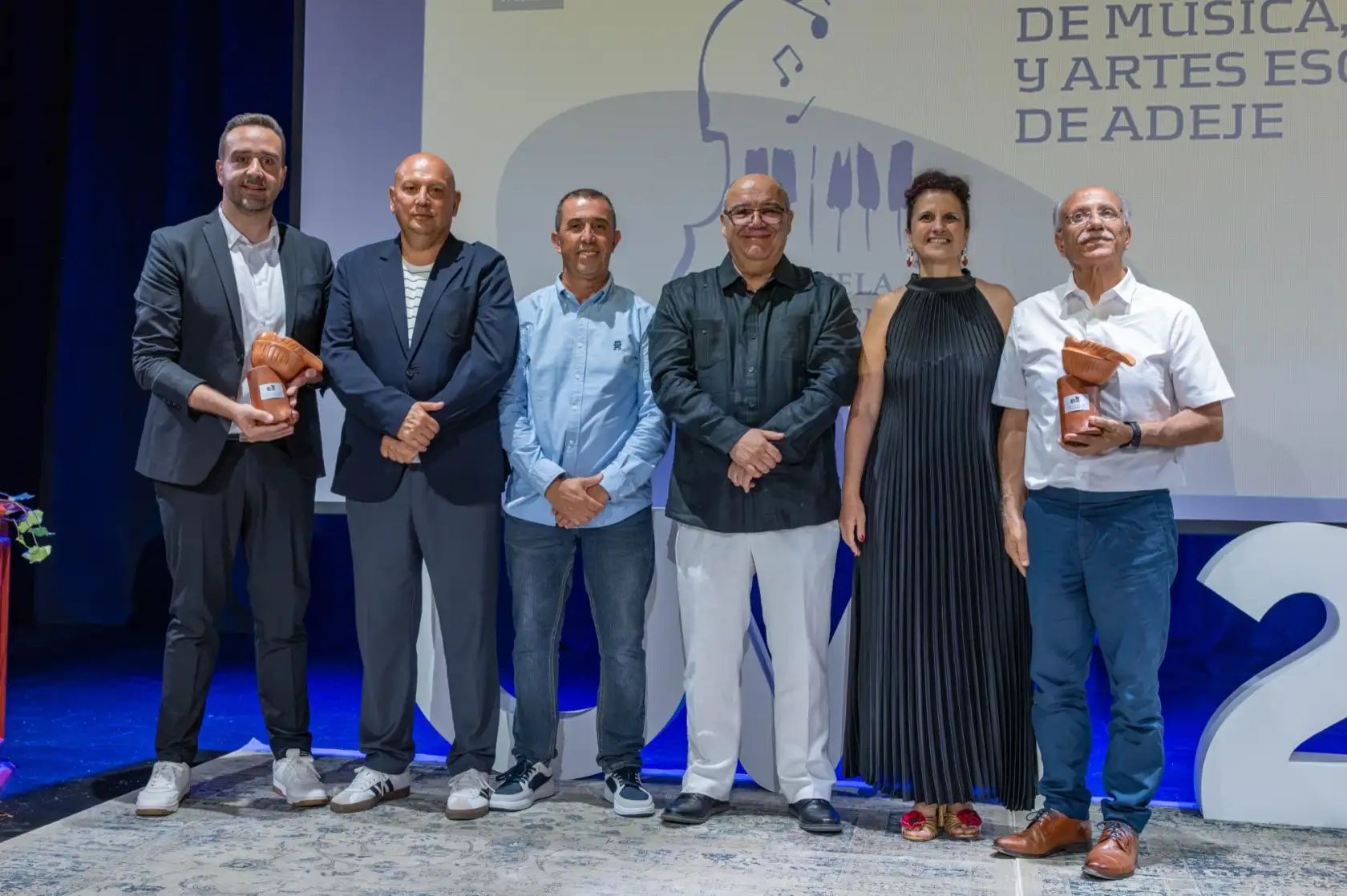 Premiados y autoridades