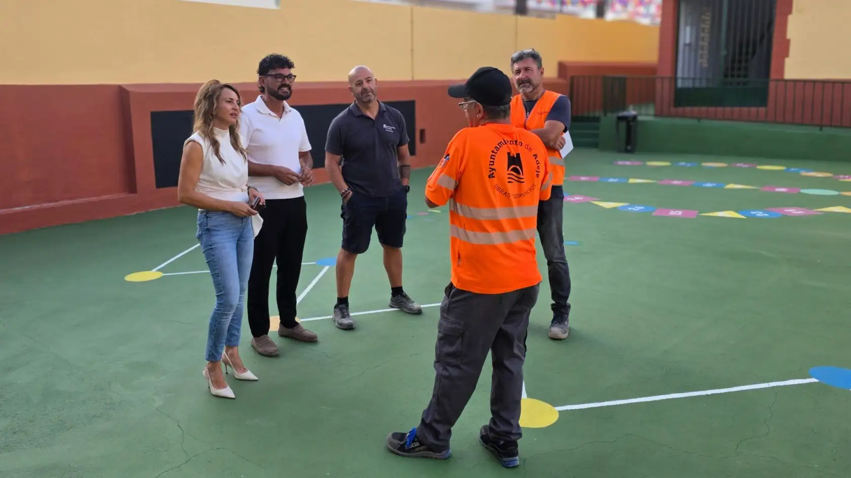 Adeje crea 51 empleos para la ejecución de las obras de mejora en los colegios del municipio ante el nuevo curso
