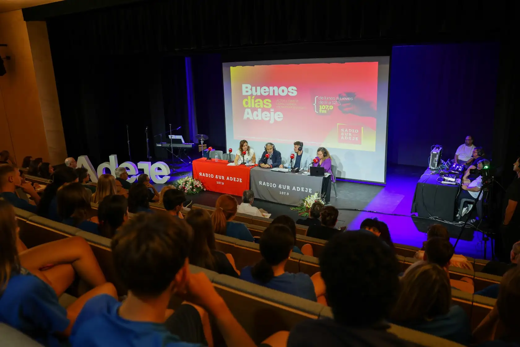 Alcalde en el arranque de temporada de Radio Sur Adeje y el nuevo programa Buenos días Adeje